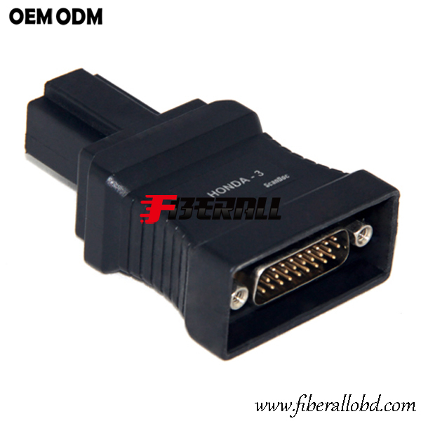 Adaptador OBD de diagnóstico automático HONDA 3P a DB26P