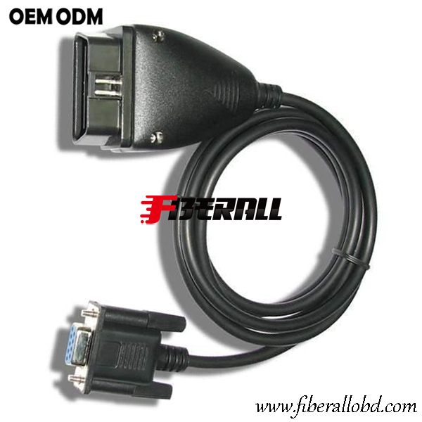 Cable de diagnóstico OBD-II VAG de 16 pines a DB9F DLC