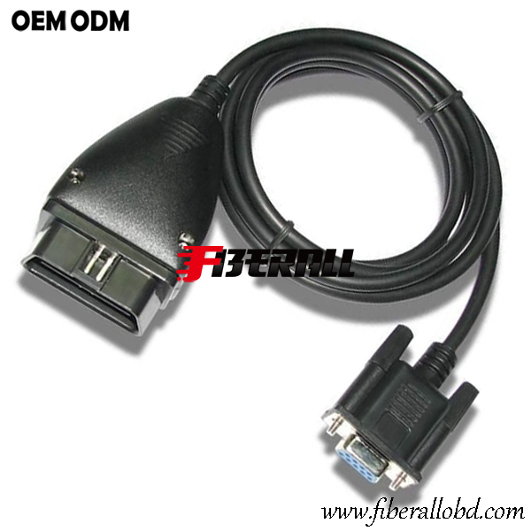 Cable de diagnóstico OBD-II VAG de 16 pines a DB9F DLC