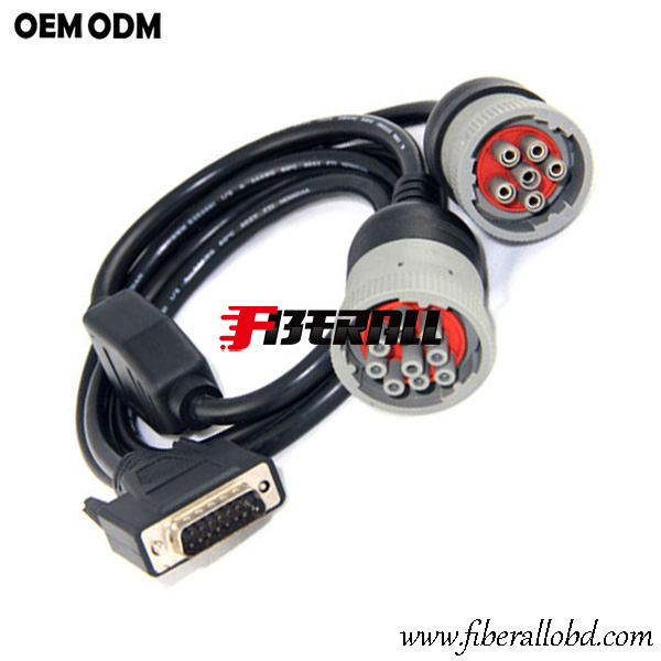 Adaptador de cable para camión DB15 a Carter J1708 J1939