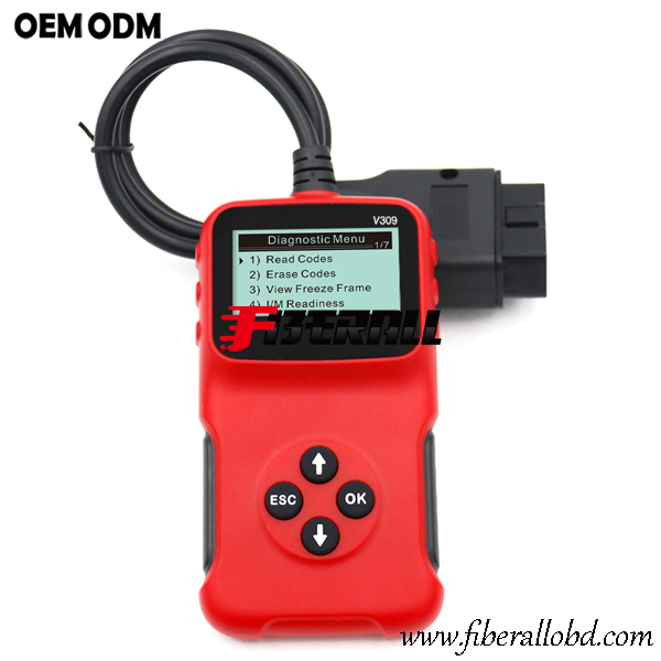 Herramienta de diagnóstico de mano profesional EOBD OBD2 para automóviles