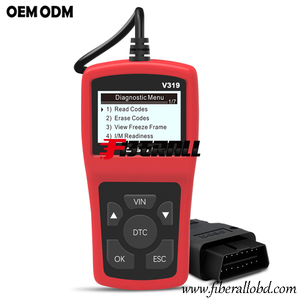 Comprobador de motor OBD-II de mano y herramienta de diagnóstico DLC de coche