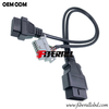 Cable de conversión de divisor OBD2 macho a OBD-II hembra