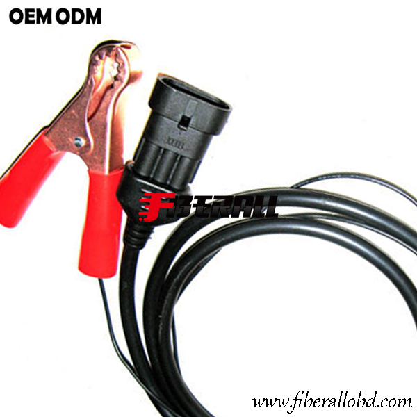 Cable de diagnóstico de coche DB9 a FIAT de 3 pines + abrazadera