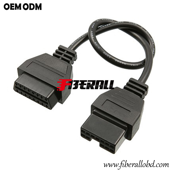 Cable de diagnóstico automático hembra MITSUBISHI 12P a OBD-II