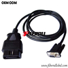 Cable de conversión de diagnóstico de coche DB9P a J1962 OBD