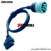 Cable de diagnóstico de camión resistente de 9 pines para escáner OBD