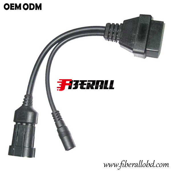 Cable de diagnóstico OBD2 FIAT de 3 pines con cable de CC