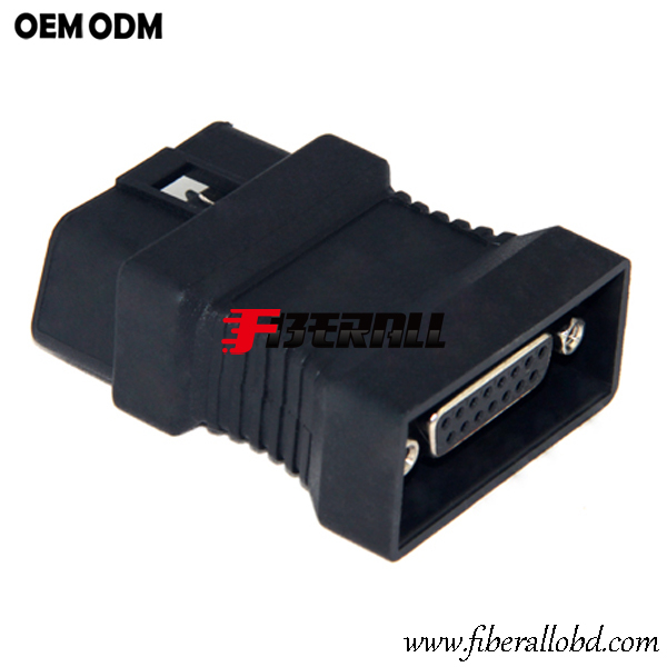 Manejar OBD a DB15 Adaptador de diagnóstico de coche hembra