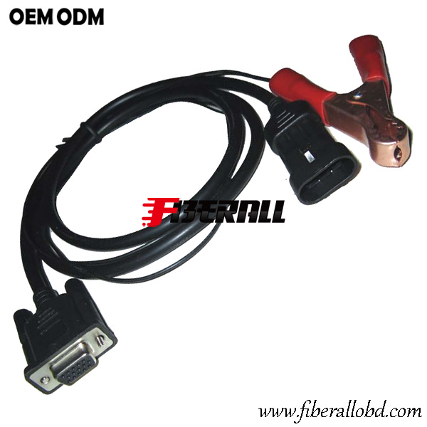 Cable de diagnóstico para automóvil FIAT HDB15P con abrazadera de pescado